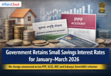 MoF Keeps Interest Rates on Small Savings Schemes Unchanged for Q4FY26
