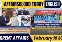 Current Affairs 10 February 2026