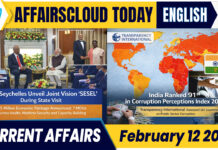 Current Affairs 12 February 2026