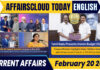Current Affairs 20 February 2026