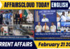 Current Affairs 21 February 2026