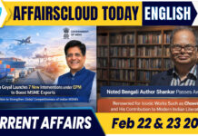 Current Affairs 22 & 23 February 2026