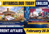 Current Affairs 26 February 2026