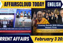 Current Affairs 3 February 2026