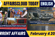 Current Affairs 4 February 2026