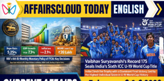 Current Affairs 8 & 9 February 2026