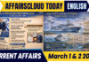 Current Affairs 1 & 2 March 2026