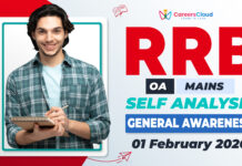 GA Questions asked in RRB Clerk Mains Exam 2026 – February 1