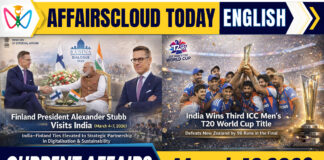 Current Affairs 10 March 2026