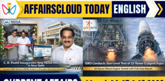 Current Affairs 14,15 & 16 March 2026