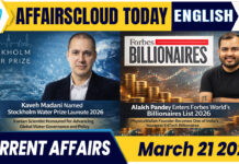 Current Affairs 21 March 2026