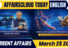 Current Affairs 25 March 2026