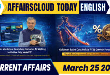 Current Affairs 25 March 2026