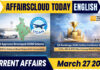 Current Affairs 27 March 2026