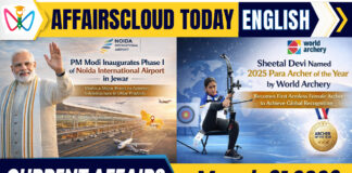 Current Affairs 31 March 2026