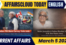 Current Affairs 5 March 2026