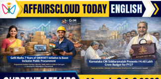 Current Affairs 8 & 9 March 2026