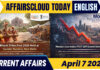 Current Affairs 7 April 2026