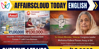 Current Affairs 9 April 2026