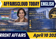 Current Affairs 10 April 2026