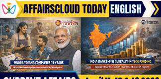 Current Affairs 11, 12 & 13 April 2026