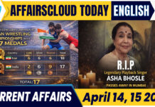 Current Affairs 14 & 15 April 2026