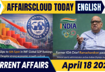 Current Affairs 18 April 2026
