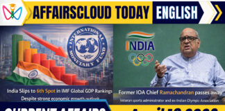 Current Affairs 18 April 2026