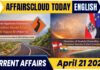 Current Affairs 21 April 2026