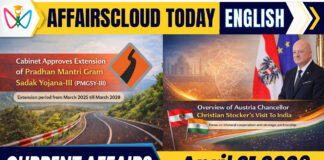 Current Affairs 21 April 2026