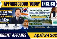 Current Affairs 24 April 2026