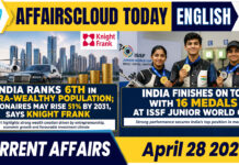 Current Affairs 28 April 2026