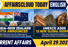 Current Affairs 29 April 2026