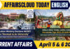Current Affairs 5 & 6 April 2026