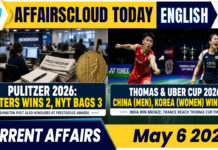 Current Affairs 6 May 2026