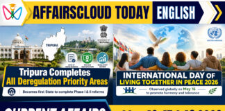 Current Affairs 16, 17 & 18 May 2026