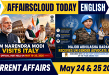 Current Affairs 24 & 25 May 2026
