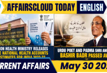 Current Affairs 30 May 2026