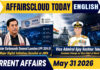 Current Affairs 31 May 2026