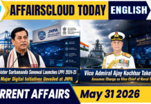 Current Affairs 31 May 2026