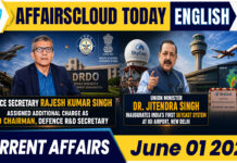 Current Affairs 1 June 2026