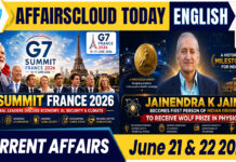 Current Affairs 21 & 22 June 2026