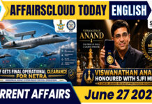 Current Affairs 27 June 2026