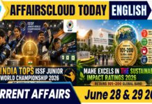 Current Affairs 28 & 29 June 2026