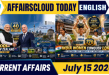 Current Affairs 15 July 2026