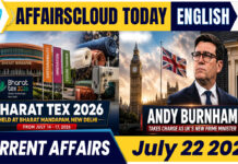Current Affairs 22 July 2026