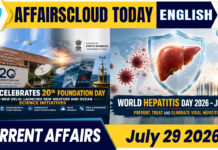 Current Affairs 29 July 2026