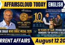 Current Affairs 12 August 2026