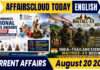Current Affairs 20 August 2026