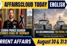Current Affairs 30 & 31 August 2026
